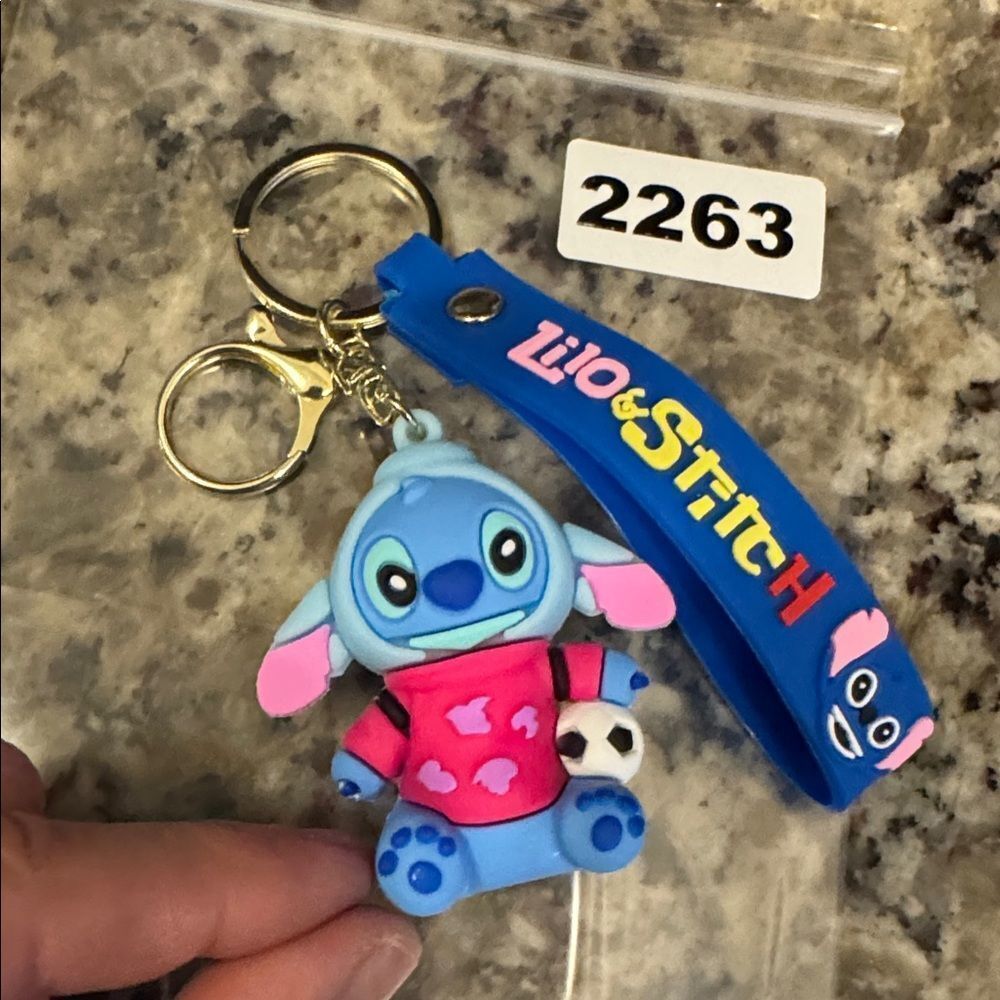 2263 Matthew Fun Item Lilo & Stitch‎ Key Ring, Bag Charm